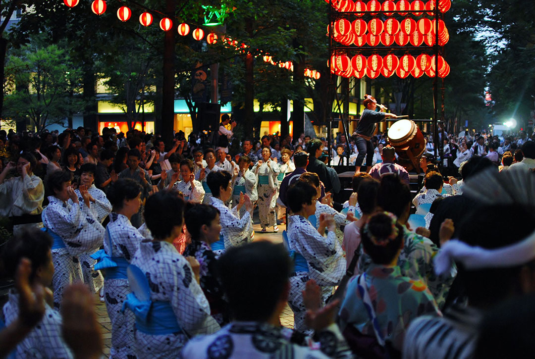 7月最後の金曜日は「丸の内盆踊り2019」で令和最初の盆踊り