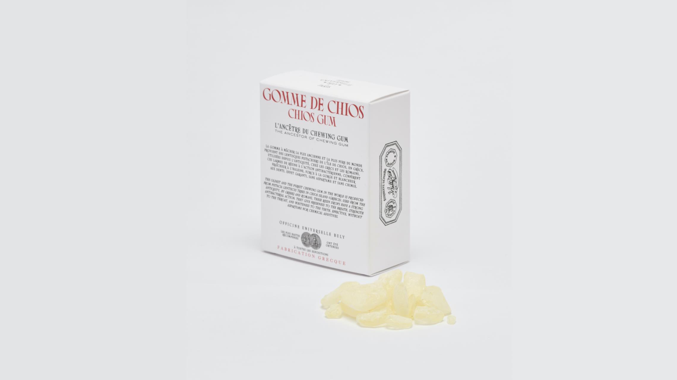 マスク生活の救世主。口臭も、アゴのたるみも、世界最古の天然チューイングガム「キオス・マスティハ」がスッキリ解消